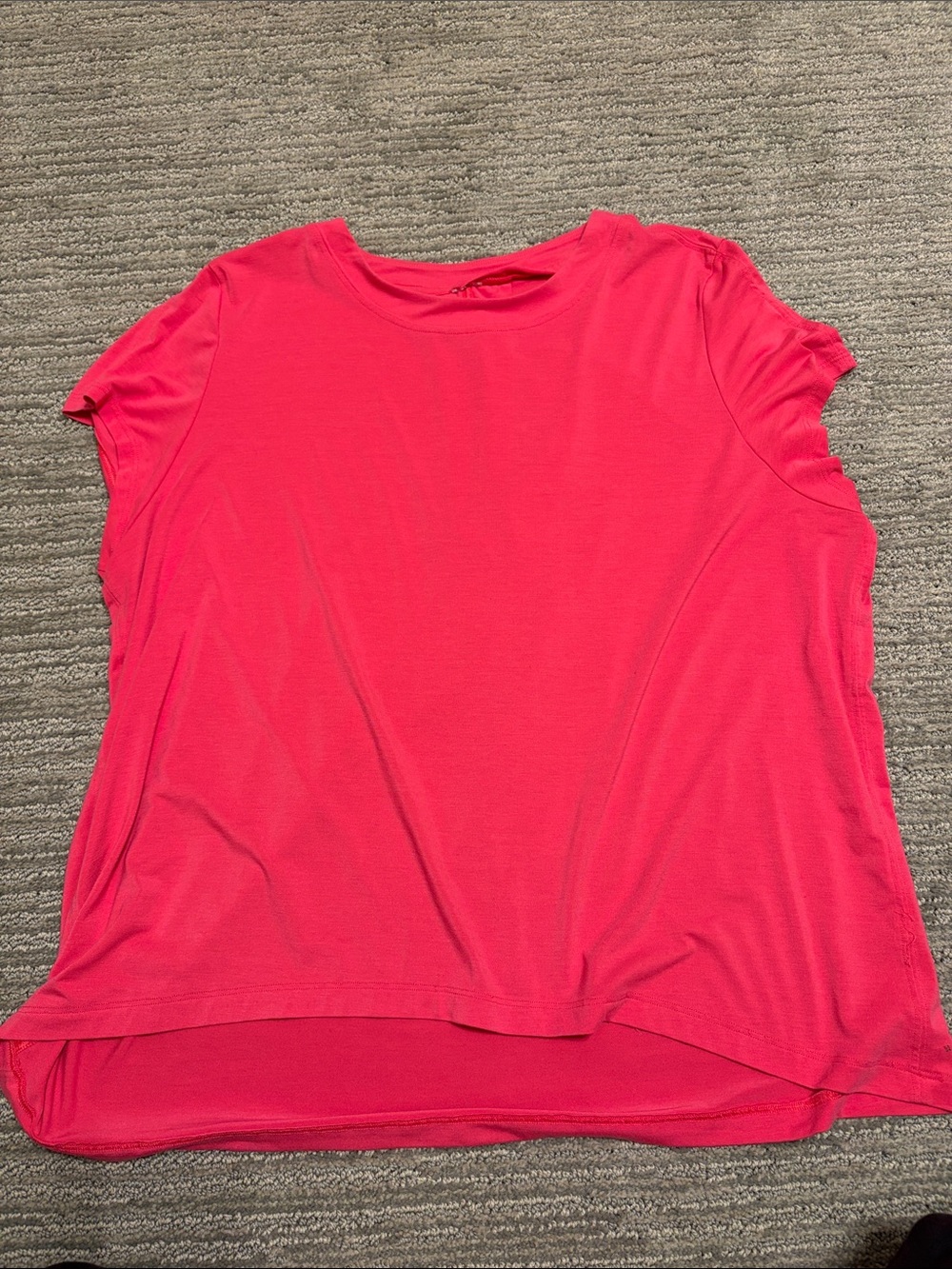Athleta Boxy Short-Sleeve Tee in Hot Pink